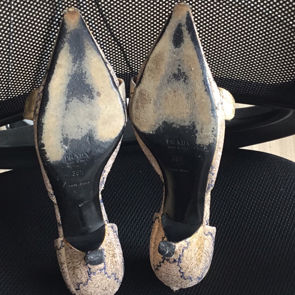 Prada Brocade Heels - Picture 4 of 4